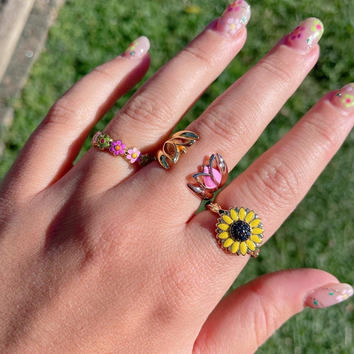 Anello doppio TULIPANO