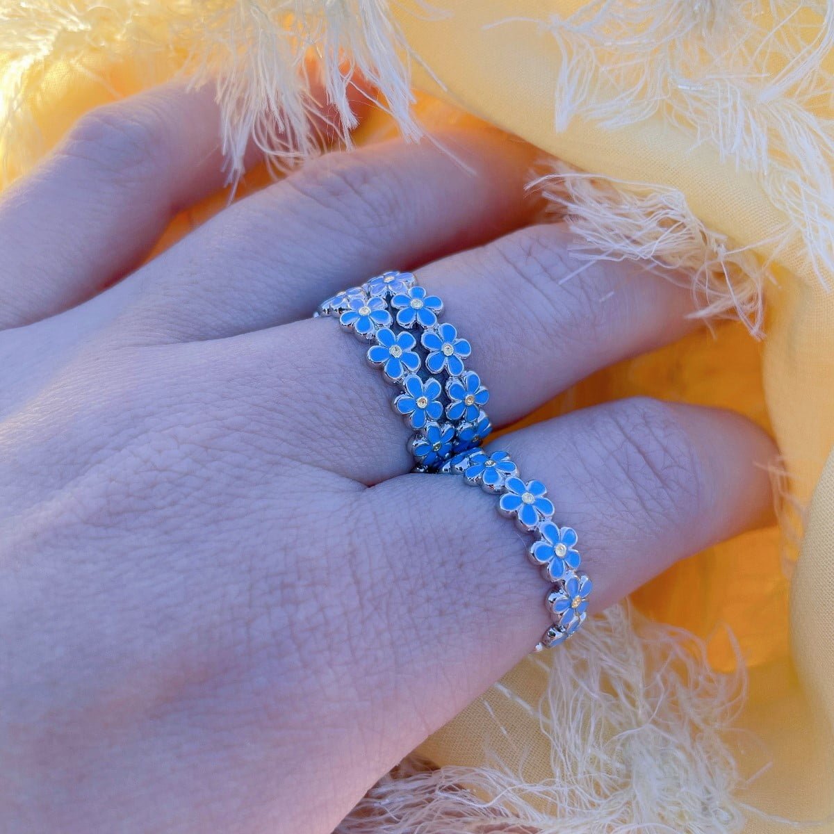 VERETTA ring with forget-me-not