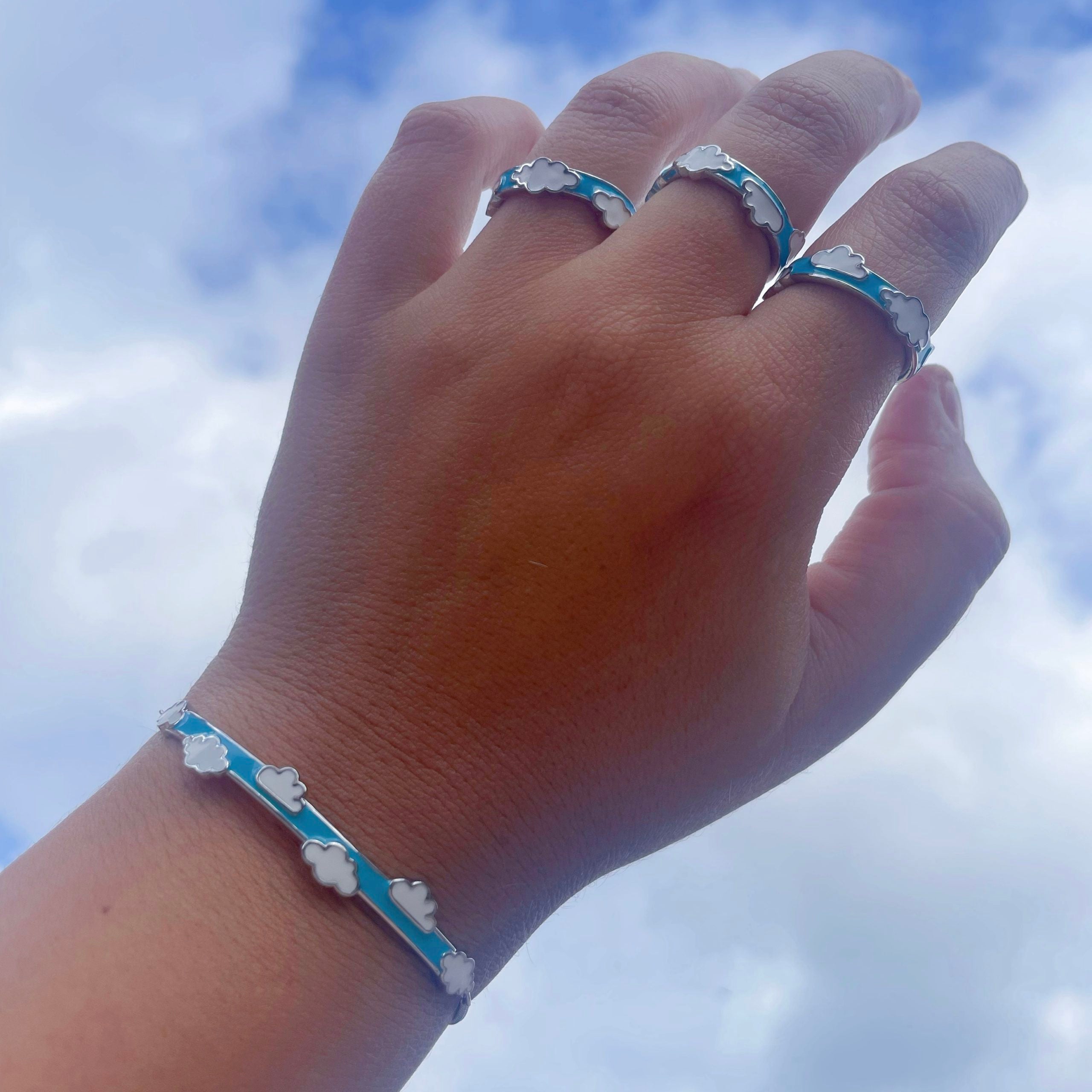 White Clouds Ring