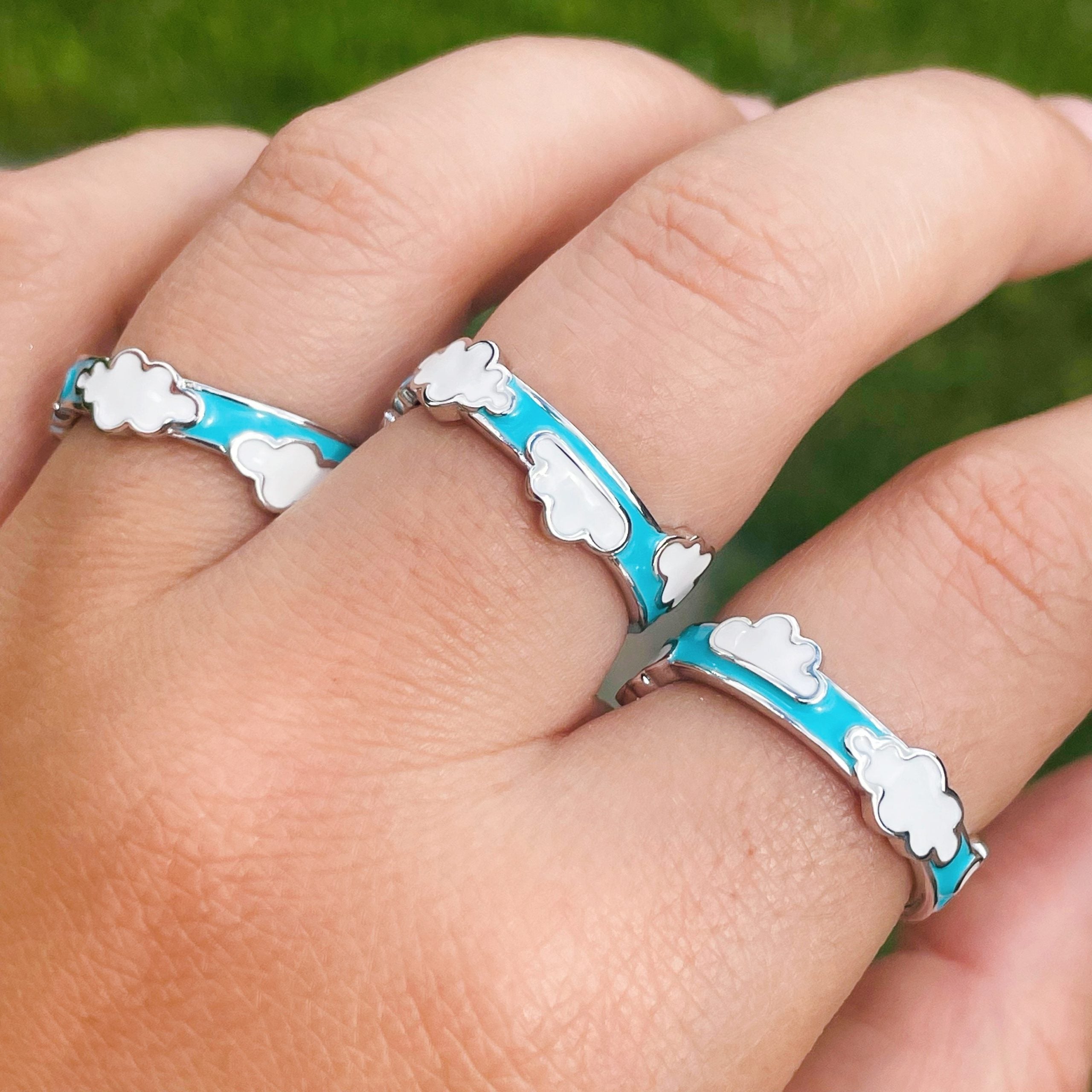 White Clouds Ring