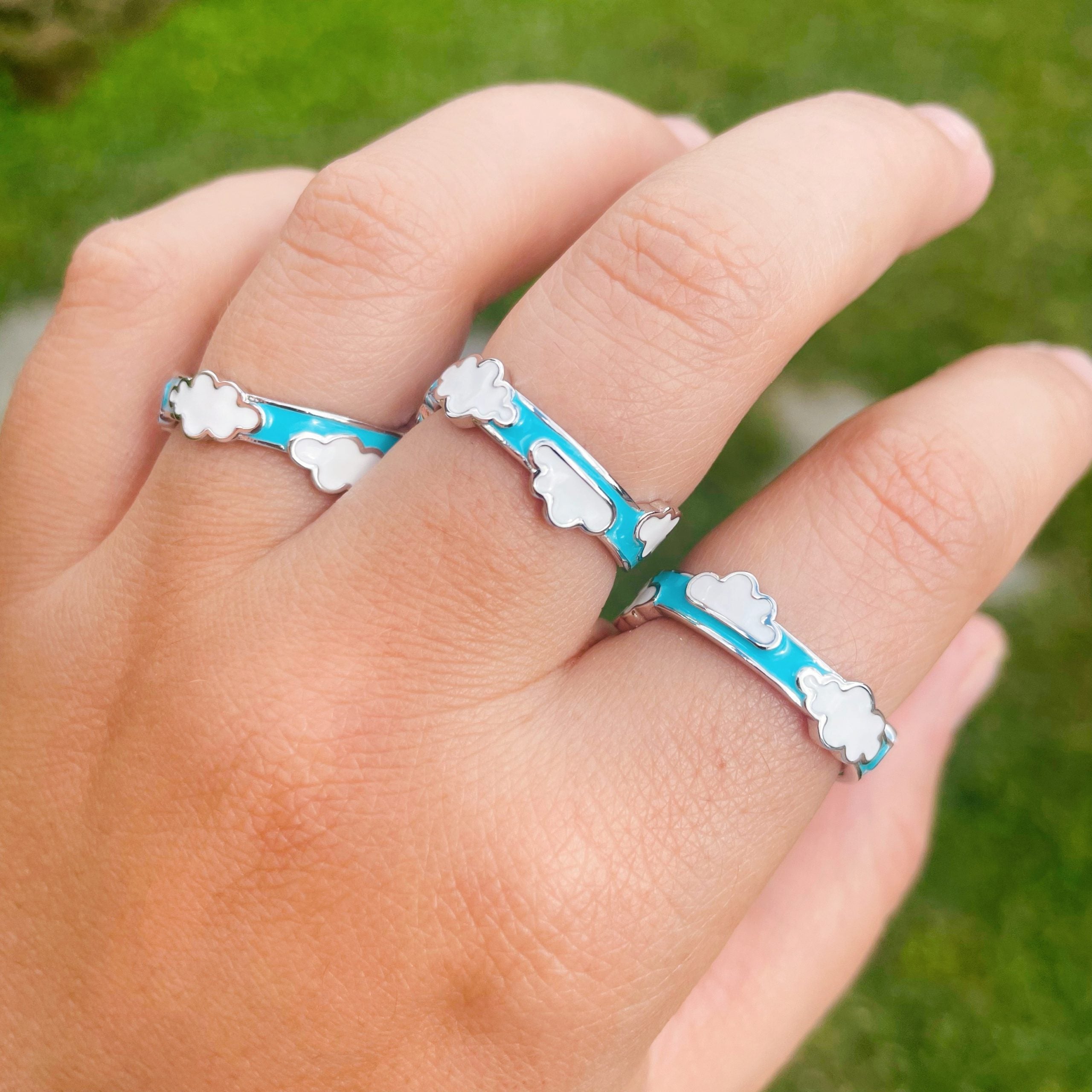 White Clouds Ring