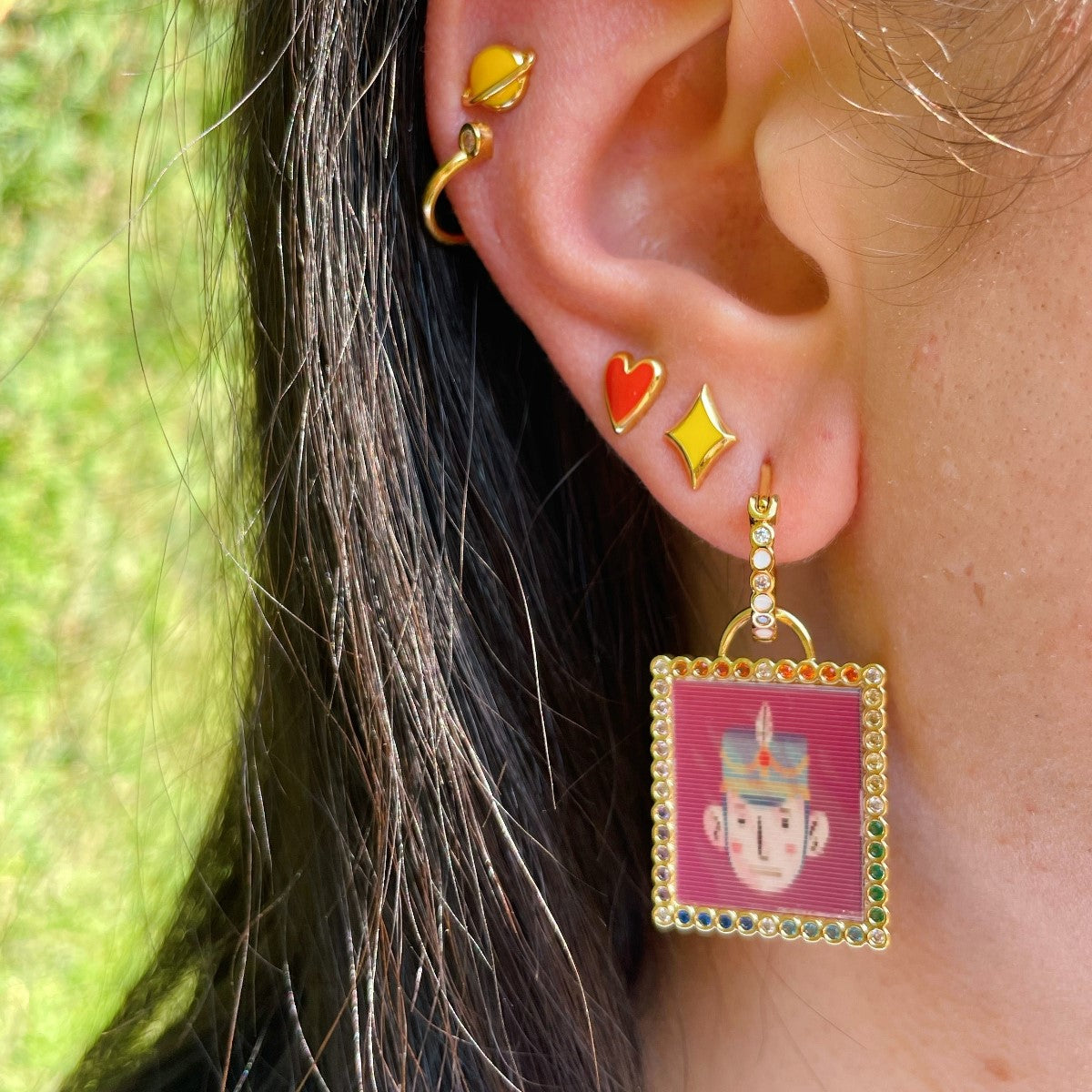 MINI Earring With Planet