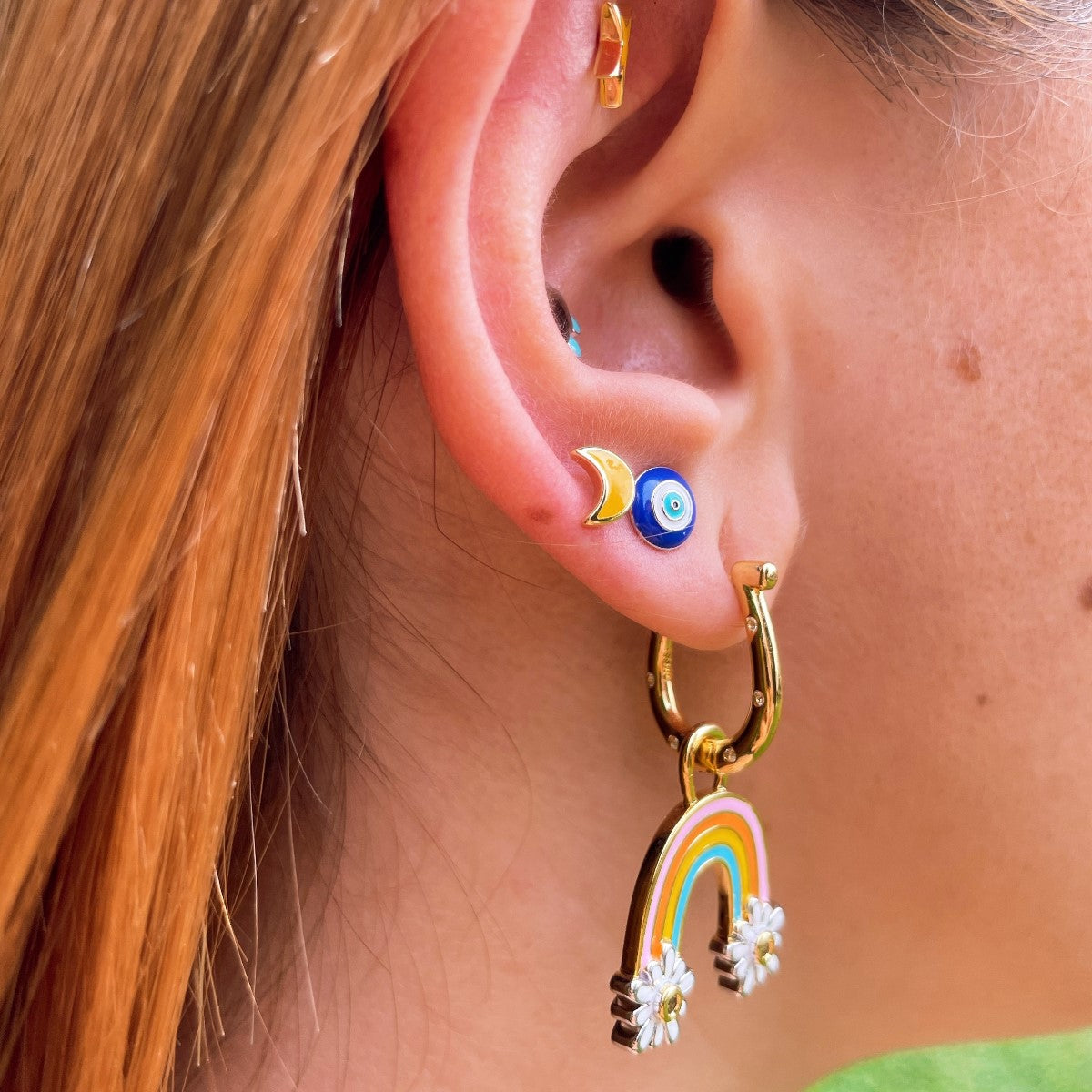 MINI orecchino Con Luna