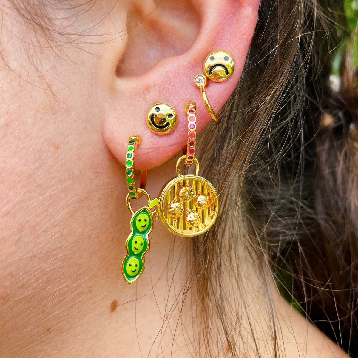 MINI Earring With Sad Smile