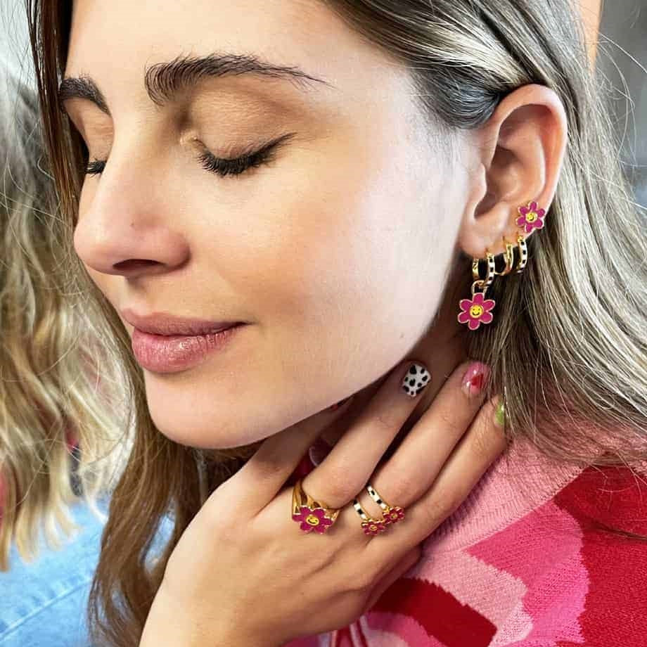 Orecchini STUD Fiori - JADEZZZZZ ♥ RWA